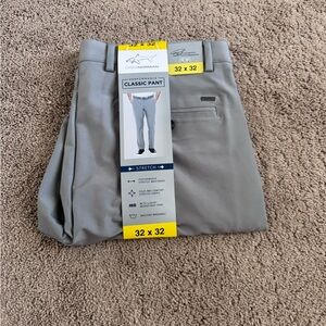Greg Norman Collection Men's Gray Performance Classic Pants